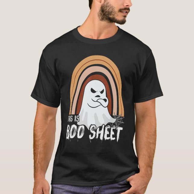 This is boo sheet ghost retro halloween costume me T-Shirt (Vorderseite)