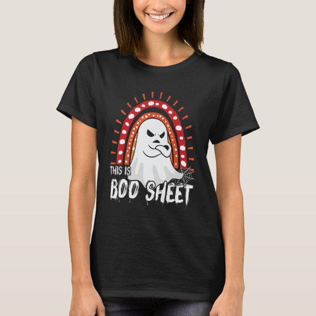 This is boo sheet ghost retro halloween costume me T-Shirt (Vorderseite)