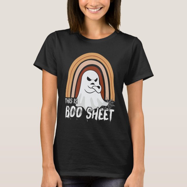This is boo sheet ghost retro halloween costume me T-Shirt (Vorderseite)