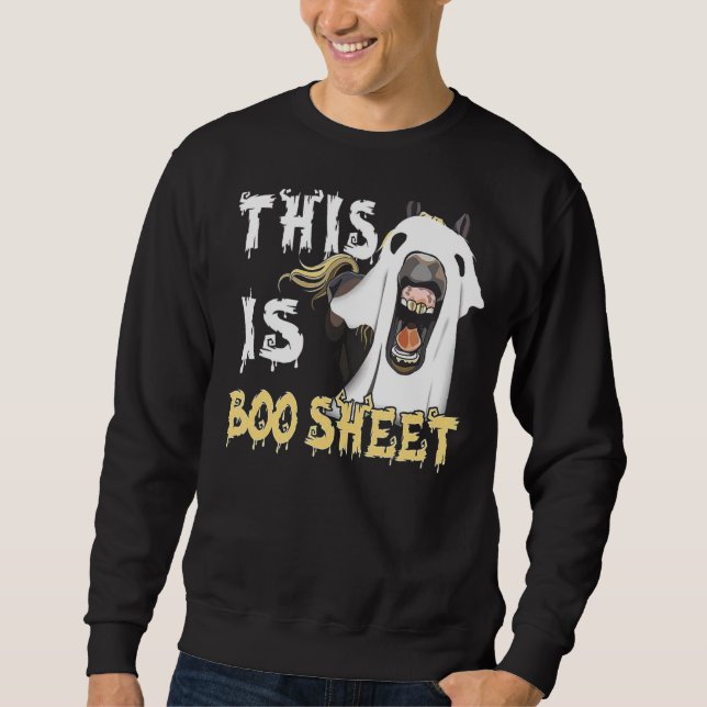 This Is Boo Sheet Horse Sweatshirt (Vorderseite)