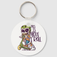 This Is How I Roll Funny Scooter Ride Skeleton