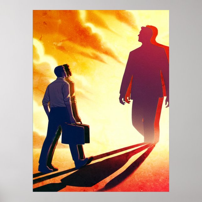 This is Me + This is Who I'm Going To Be on a Wall Poster (Vorne)