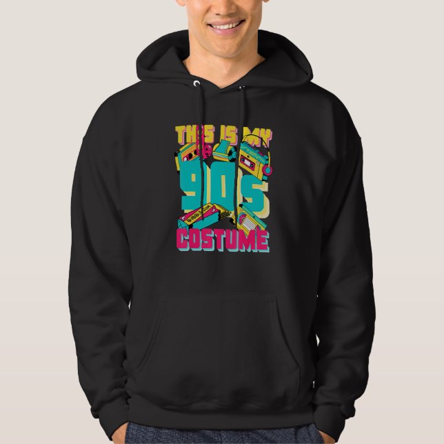 This Is My 90s Costume  Halloween Hoodie (Vorderseite)