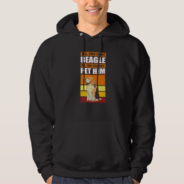 This Is My Beagle Dog Owner Beagle Hoodie (Vorderseite)