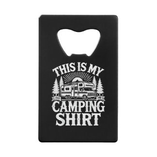 This Is My Camping Funny Camper Geldbeutel Flaschenöffner