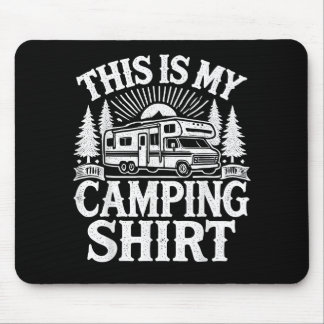 This Is My Camping Funny Camper Mousepad