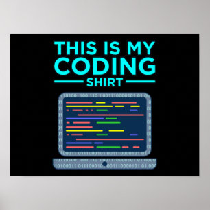 This Is My Coding Computer Programming Programer Poster
