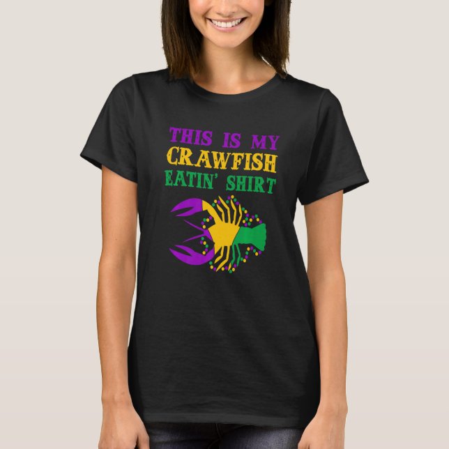 This Is My Crawfish Eating T-Shirt New Orleans Mar (Devant)