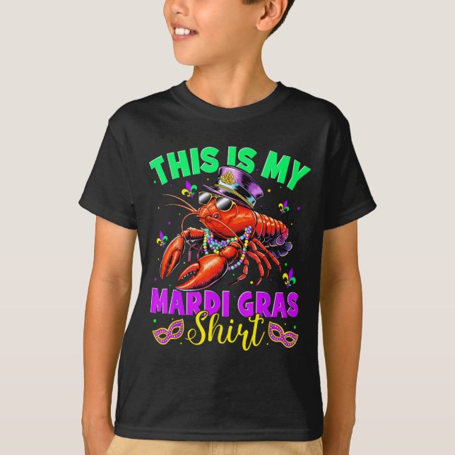 This Is My Mardi Gras Shirt Crawfish Funny Men Wom (Vorderseite)