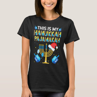 This Is My Pajamakah Hanukkah Pajama T-Shirt
