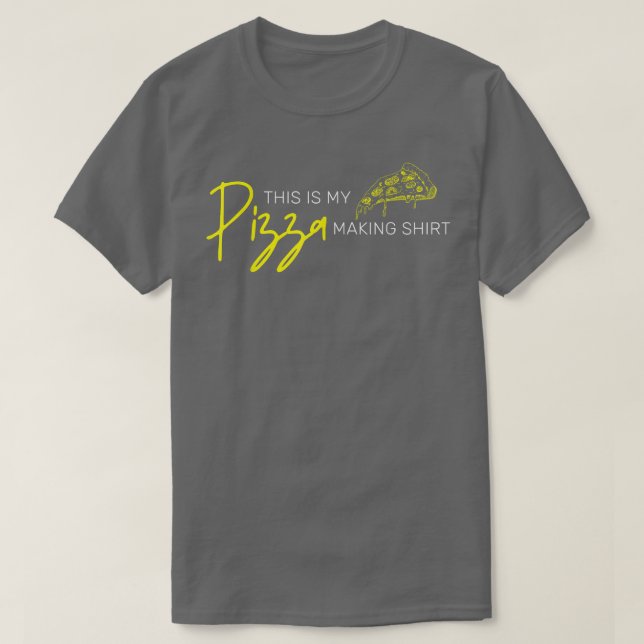 This Is My Pizza Making Shirt Pizza Maker5552 (Design vorne)