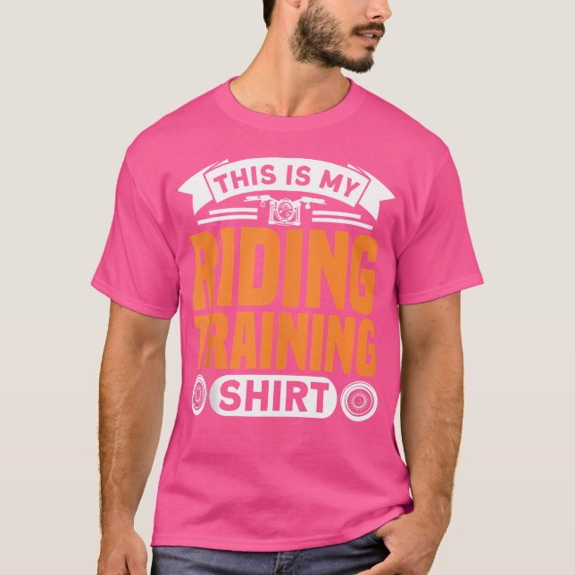 This Is My Riding Training Motorbike Biker T-Shirt (Vorderseite)