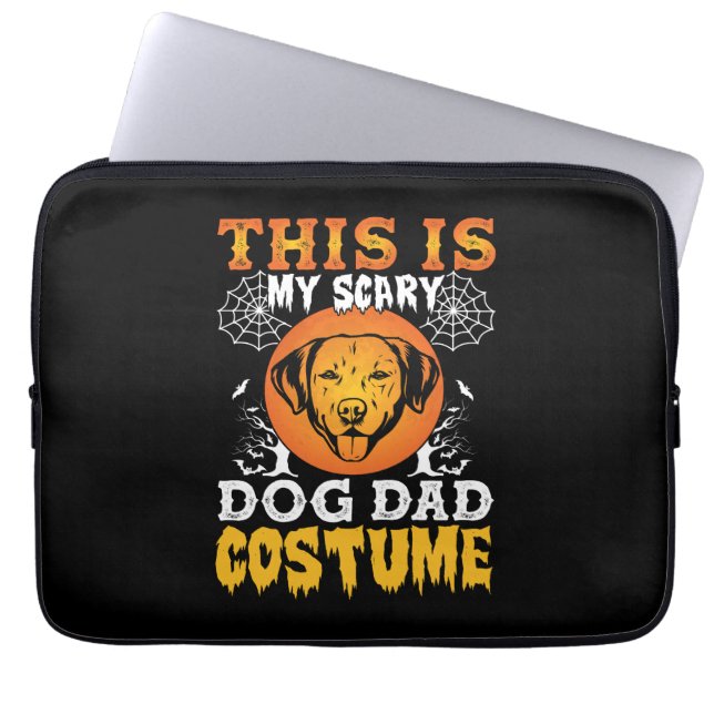 This is My Scary Dog Dad Costume Laptopschutzhülle (Vorderseite)