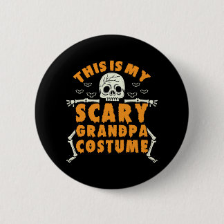 This Is My Scary Grandpa Anzug Button