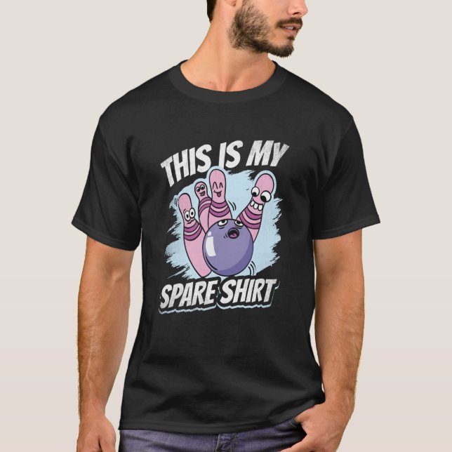 This is My Spare  Bowling Excuses Saying T-Shirt (Vorderseite)