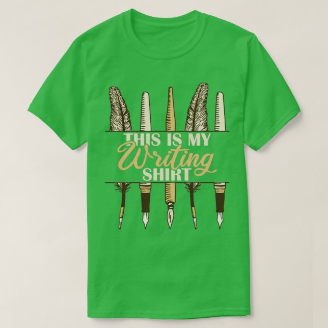This Is My Writing Shirt (Design vorne)