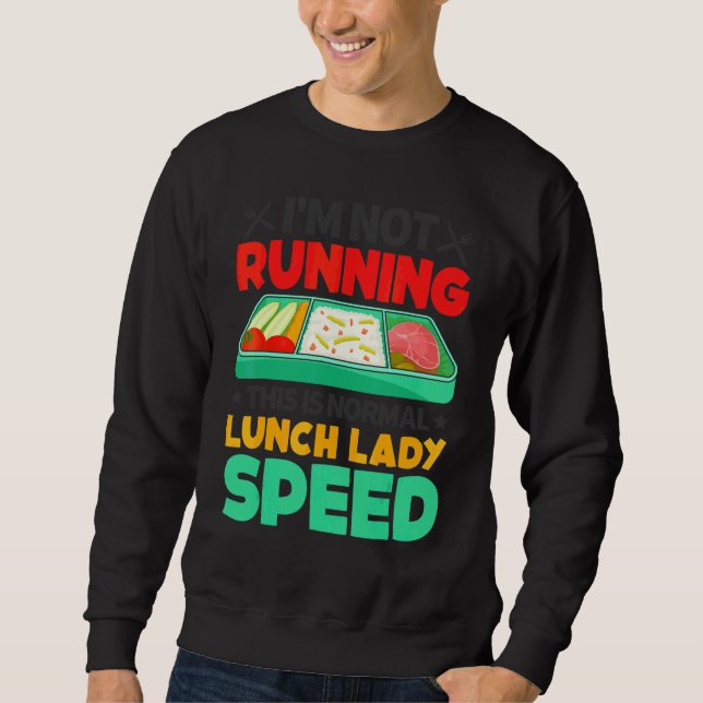 This Is Normal Lunch Lady Back to School Retro App Sweatshirt (Vorderseite)