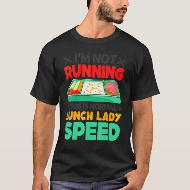 This Is Normal Lunch Lady Back to School Retro App T-Shirt (Vorderseite)