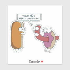 This is not what it looks like aufkleber