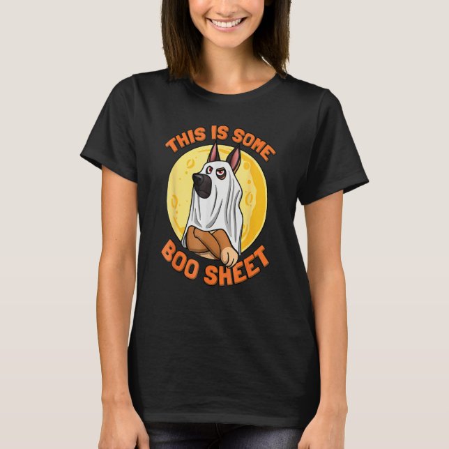 This is some Boo Sheet German Shepherd moon editio T-Shirt (Vorderseite)
