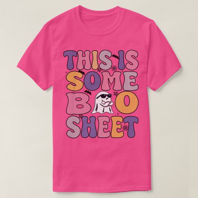 This is some boo sheet halloween ghost T-Shirt (Design vorne)