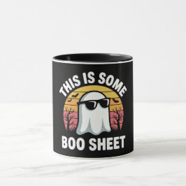 This Is Some Boo Sheet Retro Ghost Pun Tasse