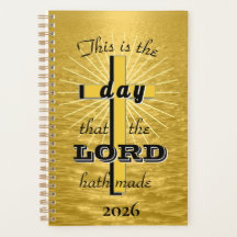 This is the day Gold, 2026 Christian Planner