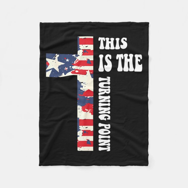 This Is The Turning Int Christian Design  Fleecedecke (Vorderseite)