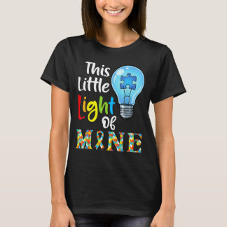This Little Light Of Mine Autism Awareness Support T-Shirt