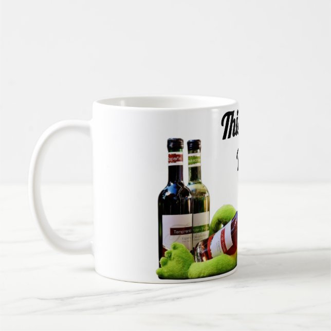 This Might Be Wine | Funny Mug for Wine Lovers Kaffeetasse (Links)