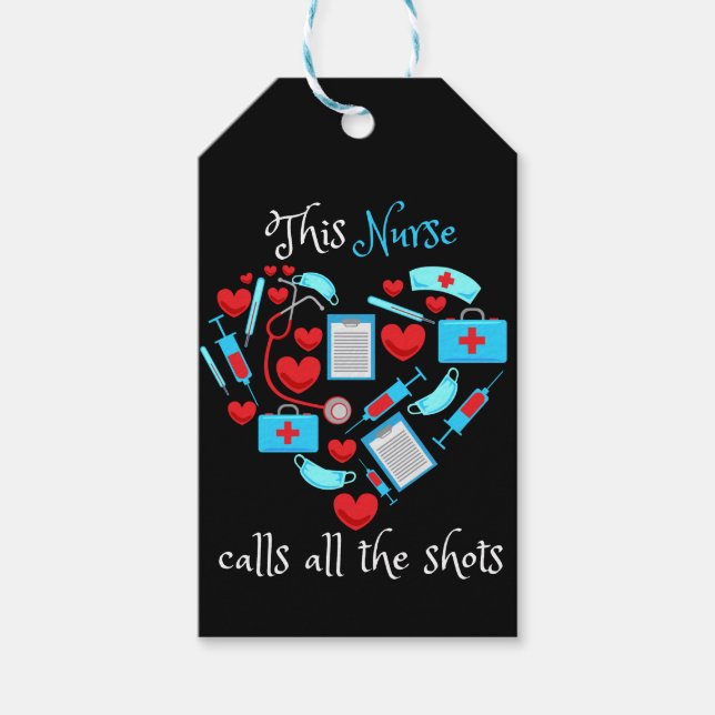 This Nurse Calls All The Shots Geschenkanhänger (Vorderseite)