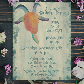 This Party is Going to Be the GOAT Einladung