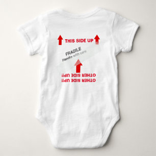 "This SEDE UP" Baby Handling Instructions Humorvol Baby Strampler