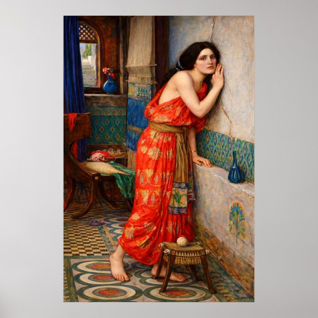Thisbe by John William Waterhouse Poster (Vorne)