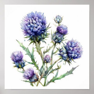 Thistart Print, Poster Fleur sauvage