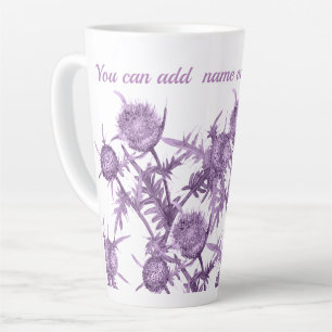 THISTL-violette Blume Milchtasse