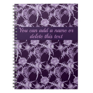 THISTL-violette Blume Notizblock