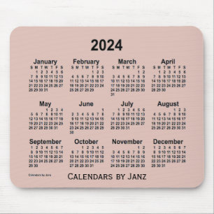 Thistle Calendar von Janz Mouse Pad Mousepad