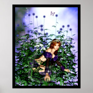 Thistle Fairie Poster