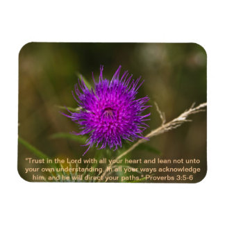 Thistle Magnet mit Skriptersatz Verse