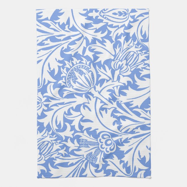 Thistle, William Morris Geschirrtuch (Vertikal)