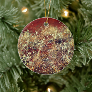 Thistles - Eine Symphonie der Eleganz und des Deta Keramik Ornament