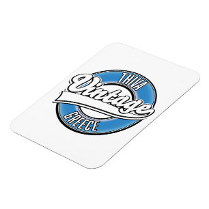 Thiva Griechenland Vintage-Logo Magnet