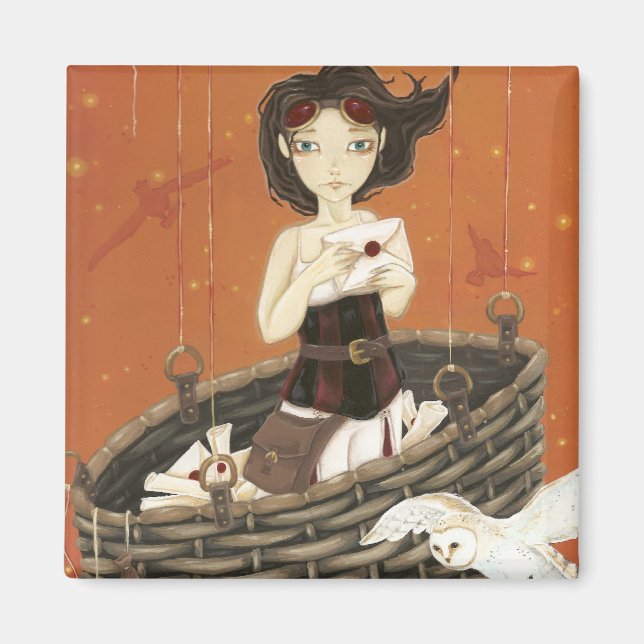 Thje Messenger - Dampfpunk-Magnet Magnet (Vorne)