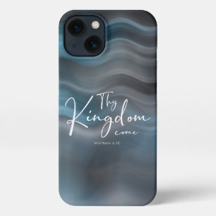 ThKingdom Come Modern Script Bible Verse iPhone Hülle