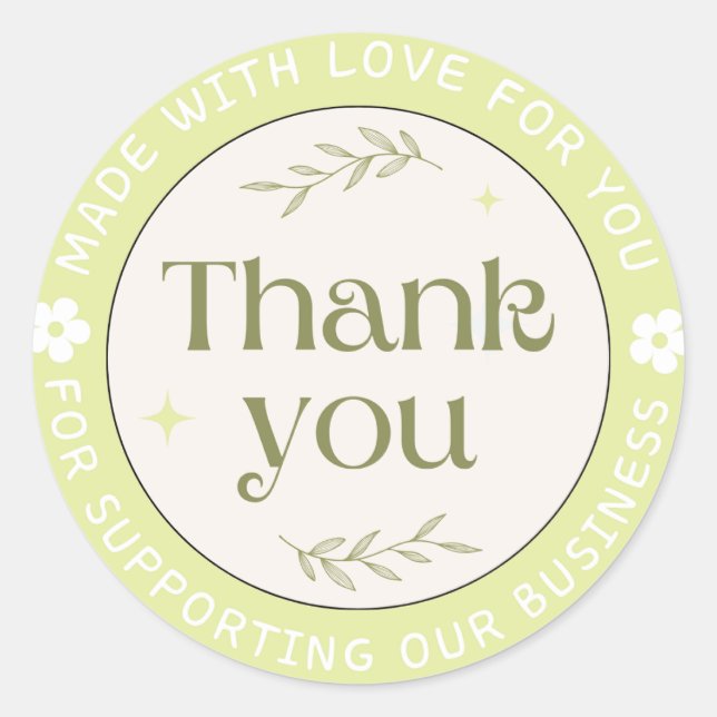 Thnakyou Sticker (Vorderseite)
