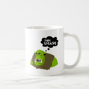 Thog Zertrümmern Kaffeetasse