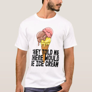 Thold hat mir gesagt, dass es Eiscreme-Liebe Par T-Shirt