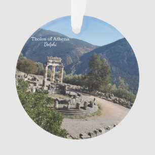Tholos der Athena Delphi Griechenland Souvenir Wei Ornament
