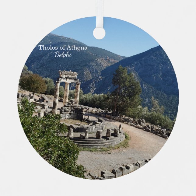 Tholos of Athena Delphi Greece Souvenir Ornament (Vorderseite)
